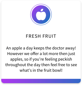 1. Fresh Fruit